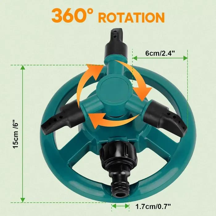 Buse d'arrosage automatique à 360 degrés