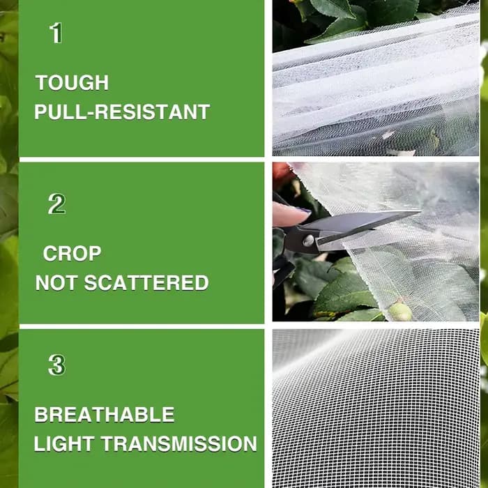 Filets de jardin en nylon pour serre et verger