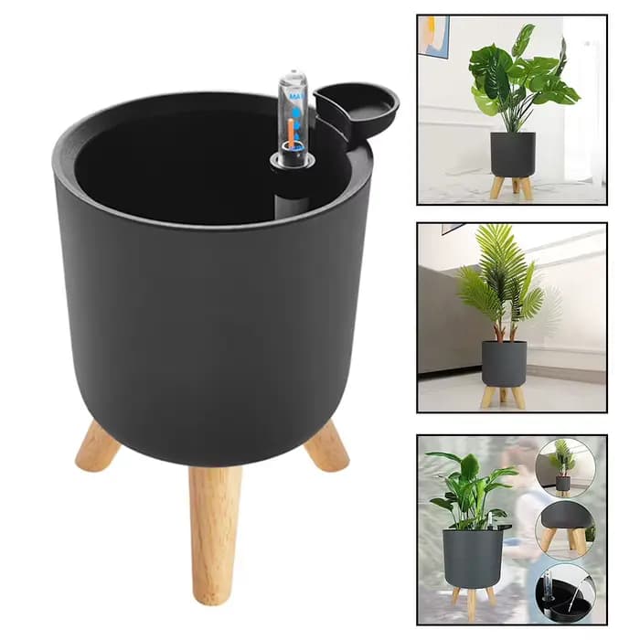 Jardinières d'intérieur avec drainage