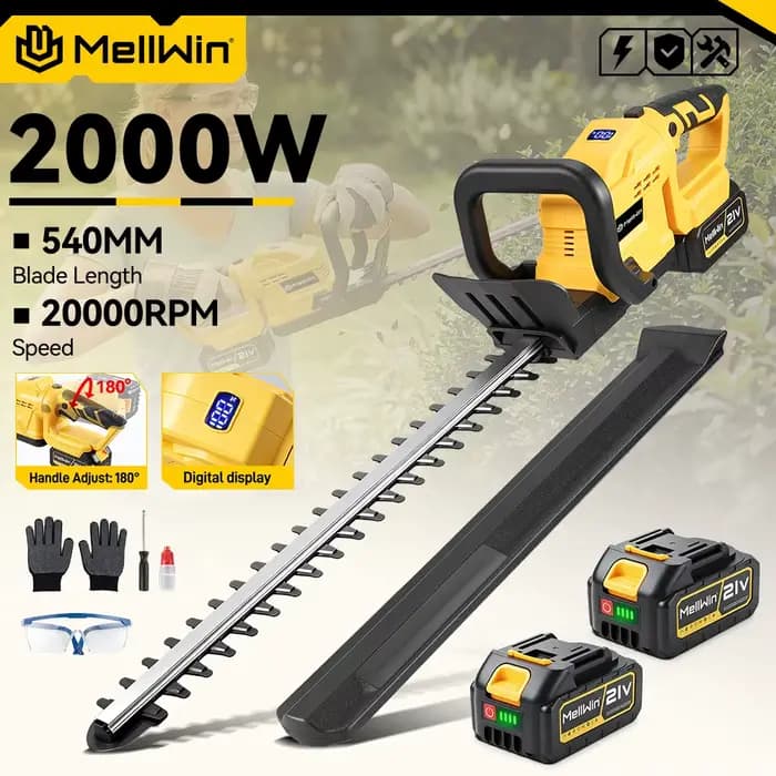 Taille-haie électrique sans fil MELLWIN 20000RPM