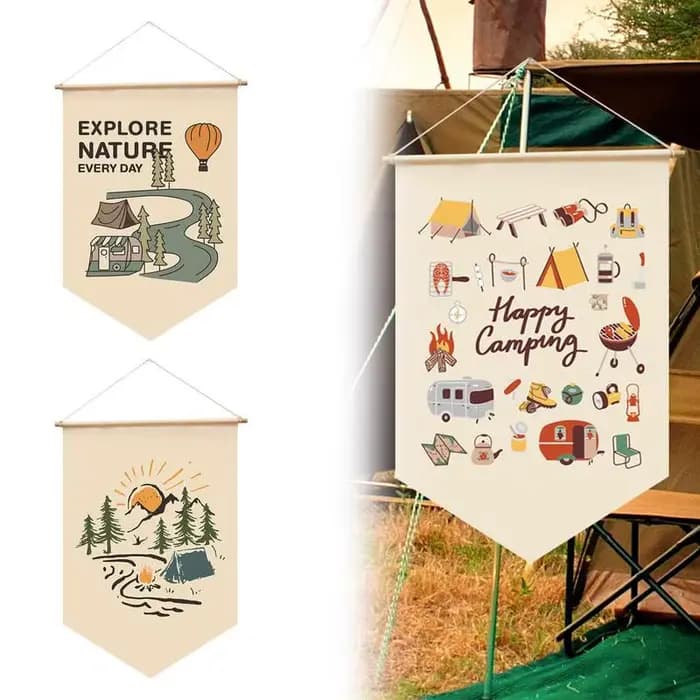 Bannière décorative extérieure pour jardin
