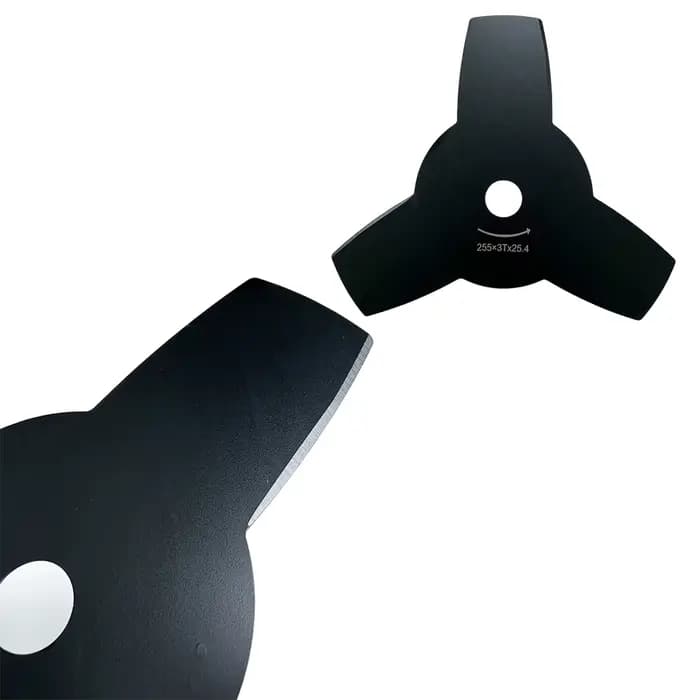 255mm 3 dents débroussailleuse lame tête