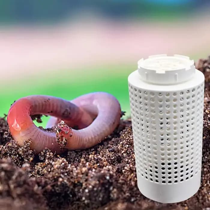 Composteur souterrain pour l'élevage de vers de terre