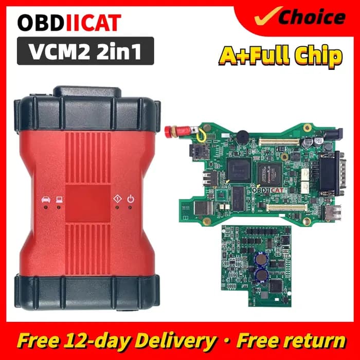 VCM2 PRO IDS UCDS-Outil de Diagnostic Automobile, Puce Complète Multilingue, VCMII pour Fo-r-d et Maz-da, OBD2