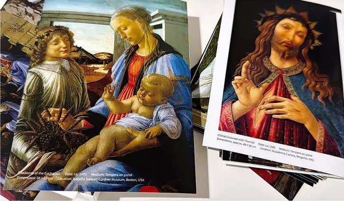 Cartes postales artistiques Sandro Botticelli, 30 pièces, cartes de peinture à l'huile Vintage pour bricolage, Scrapbooking, Journal, décoration murale pour la maison, papeterie cadeau