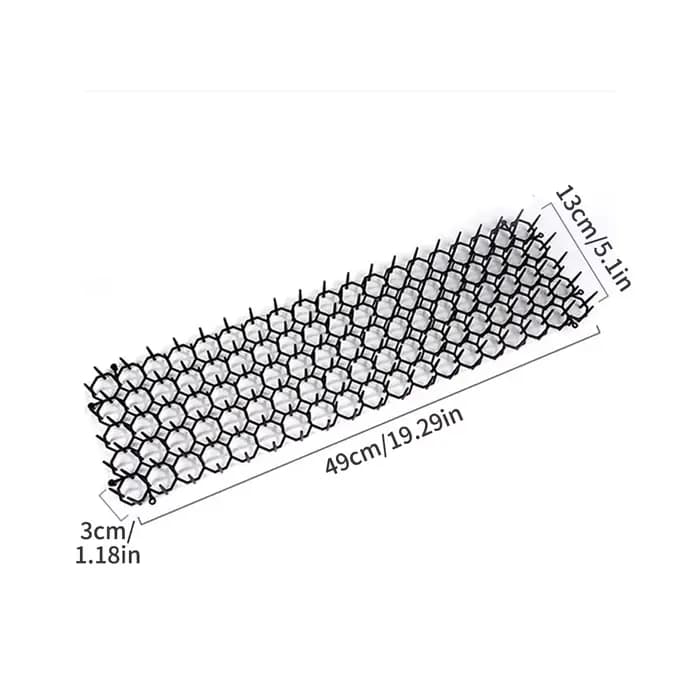 Lot de 10 tapis anti-chats à picots pour jardin