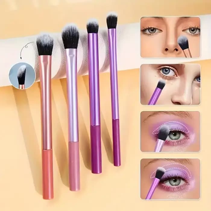 Kit de pinceaux de maquillage synthétiques doux, 8 pièces, pour fond de teint, Blush, fard à paupières, outils de maquillage cosmétiques