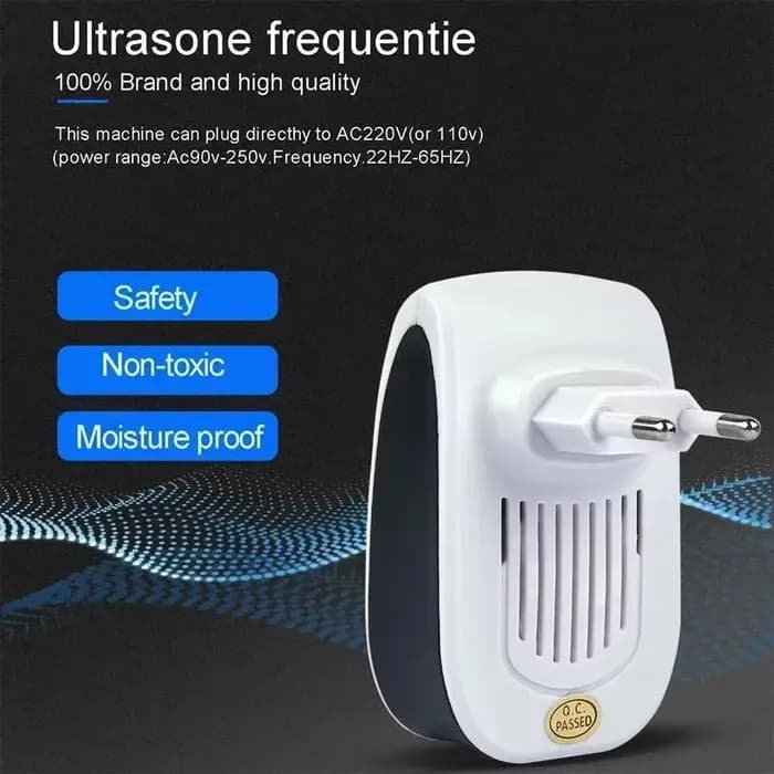 Eletrônico ultrasons électromagnétique moustique anti souris repelente de insetos rato barata
