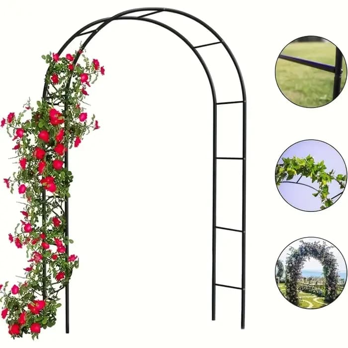 1 pièce, arc de jardin en métal