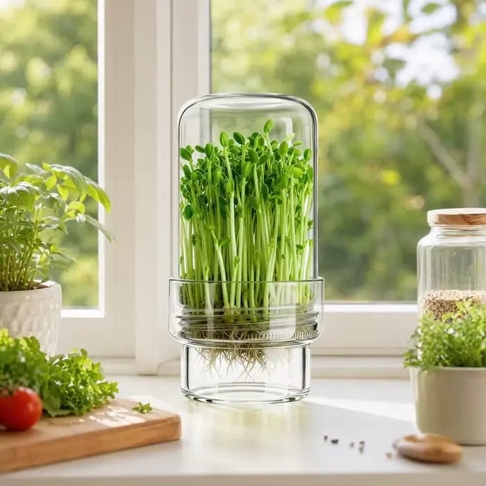 Kit de germination, ensemble de bocaux