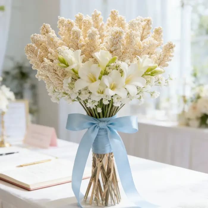Plantes Artificielles en PE Lavande pour Vase