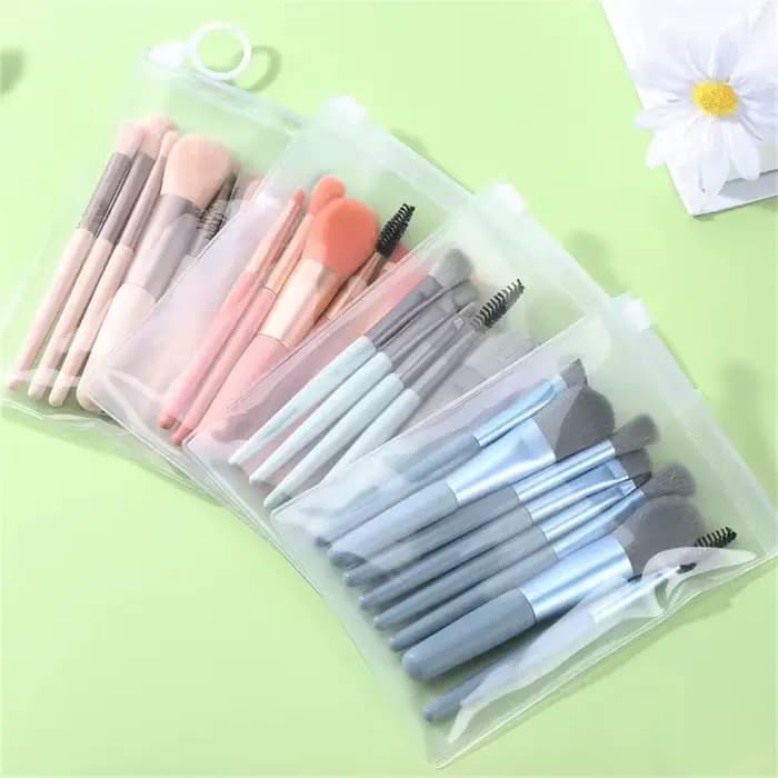 Ensemble de pinceaux de maquillage doux et moelleux, 8 pièces, pour fond de teint, Blush, poudre, fard à paupières, mélange Kabuki, outil de beauté