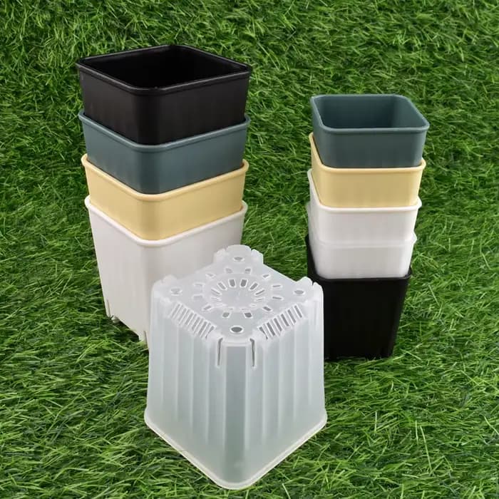 5/10/20 pièces petit Pot de fleurs carré épaissi fleur plantes succulentes pépinière grandir Pot Mini Cactus planteur décoration de jardin 6/8CM