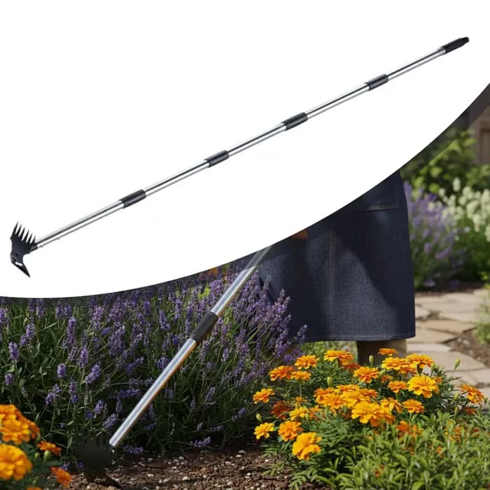 Houe de jardinage ergonomique pour désherber