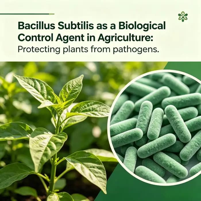 Bacillus subtilis de haute pureté pour la croissance des plantes
