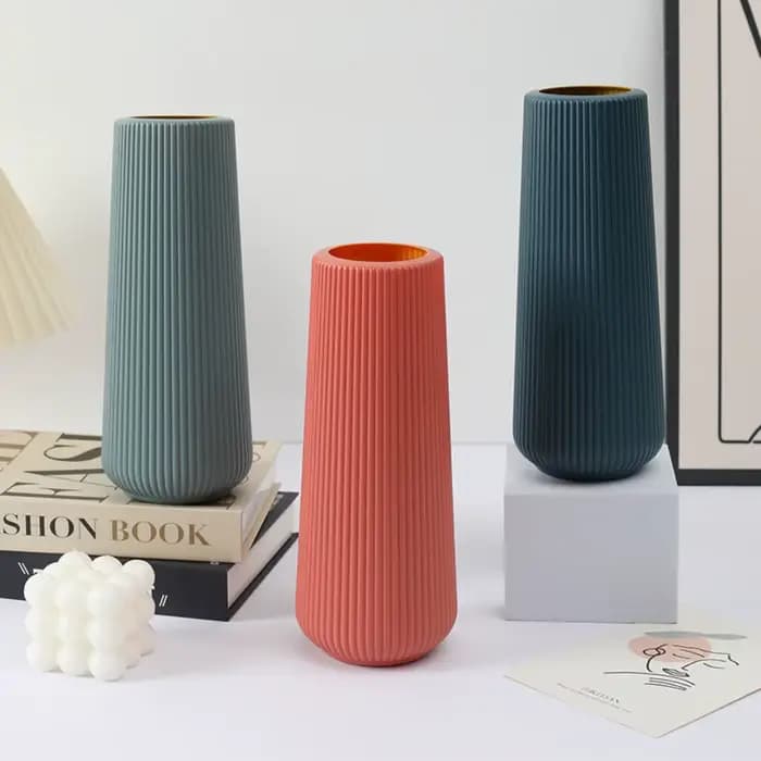 Vase à Fleurs en Plastique de Style Nordique