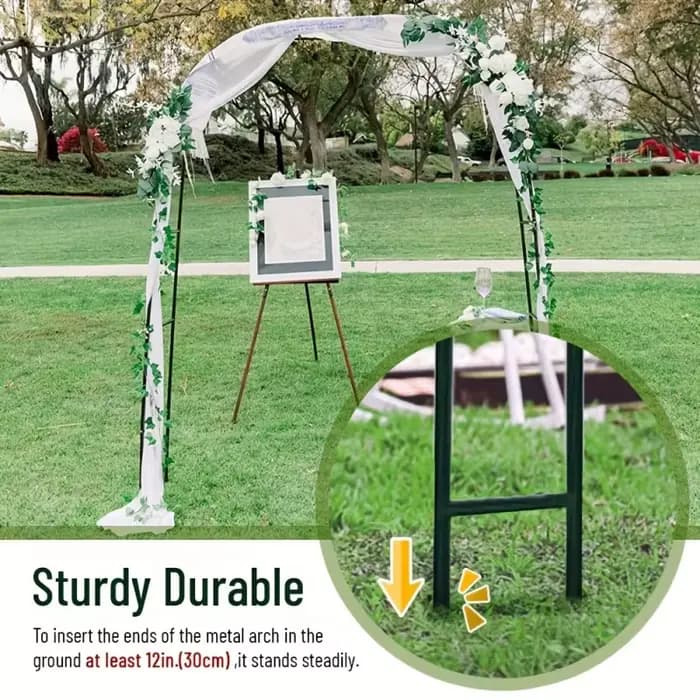 1 pièce, arc de jardin en métal