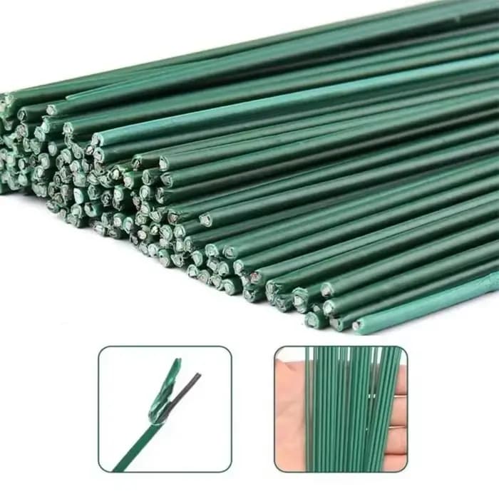 Bâtons de tige de fleur verte 30/40cm