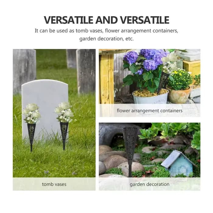 Porte-fleurs creux pour jardin extérieur