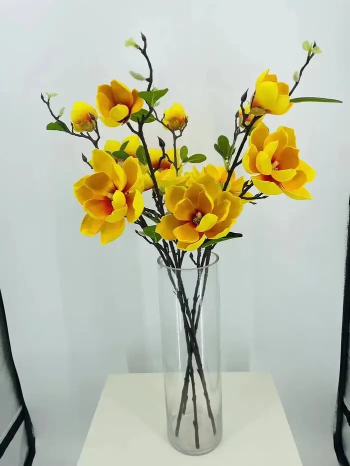 Simulation de fleur de magnolia d'intérieur