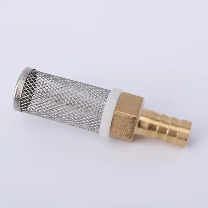 6-19mm Lengthened Stainless Steel Mesh Filter Garden Irrigation Pump Protection Hose