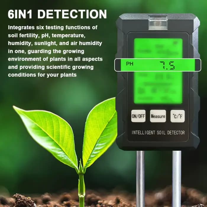 Testeur de sol 6 en 1, fertilité du sol
