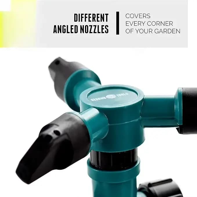 Arroseur bleu pour jardin