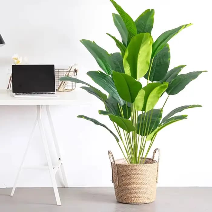 Plantes artificielles grand palmier tropical