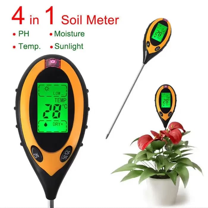 Mètre de sol LCD numérique professionnel