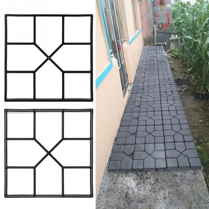 Outil de bricolage en plastique pour pavage de jardin