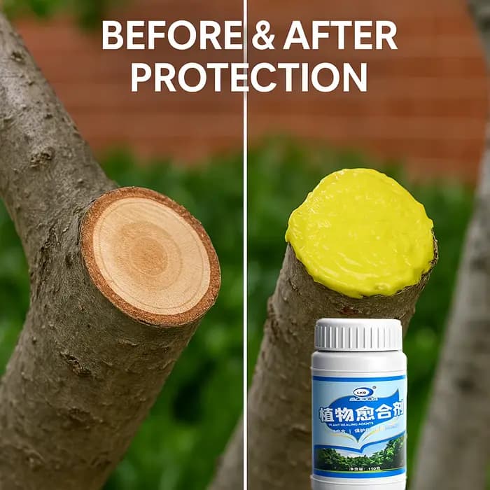 Pâte cicatrisante pour plaies végétales des arbres fruitiers