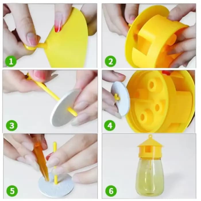 Piège à mouches en plastique pour fruits
