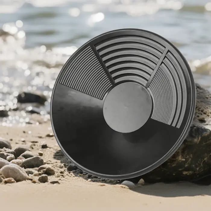 Bassin de poêle d'or en plastique