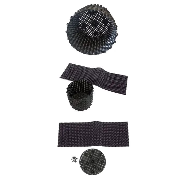 Pot de racine d'air de fleur en PVC