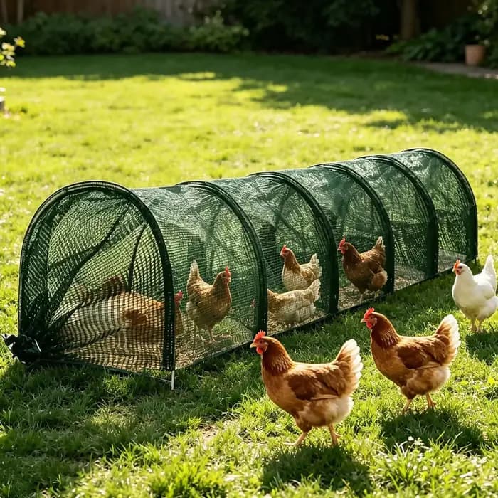 Kit de 1 tunnel de jardin pliable en métal durable de 3 mètres avec protection UV pour fermes et jardins