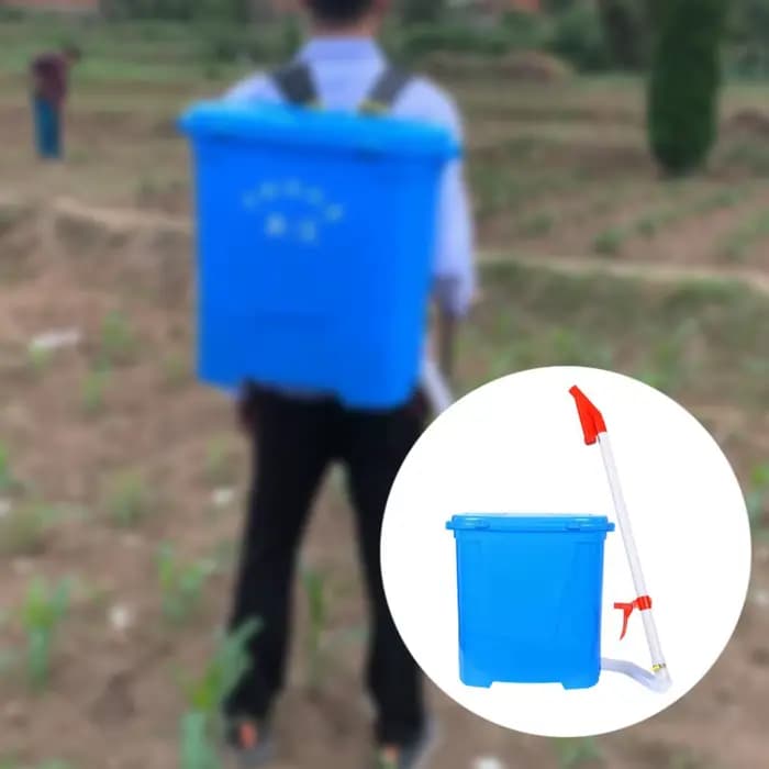 Épandeur d'engrais granulaire à dos de 25l
