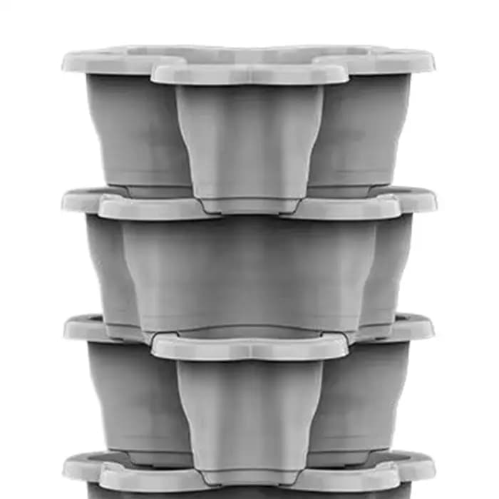 Tour de jardinage verticale à 6 niveaux avec roues – Optimisation de l'espace pour légumes