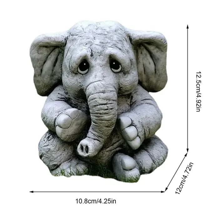 Statues d'éléphant de jardin