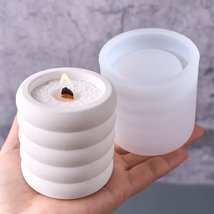 Pot à anneaux cylindriques en Silicone