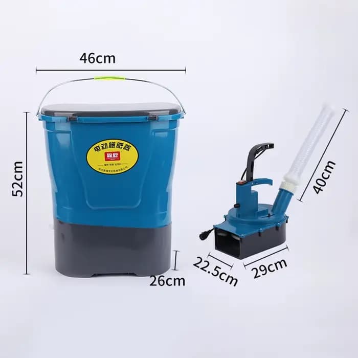 Épandeur d'engrais électrique 25L