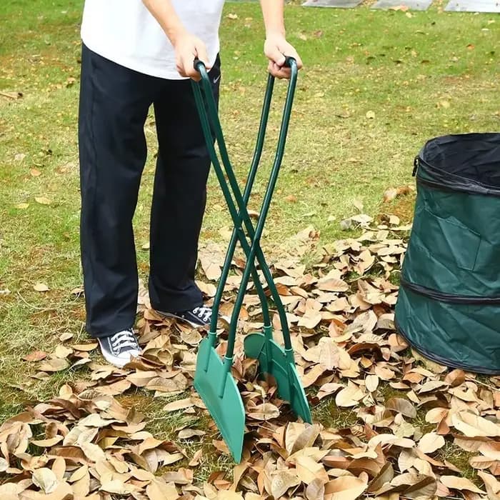 Râteau de jardin manuel en acier inoxydable