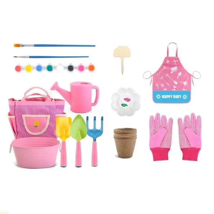 U13A Toddlers Garden Tools Kids Gardening Tool Outdoor Indoor Gift for Boys