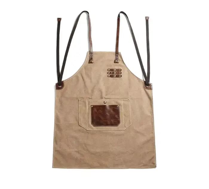 Tablier de jardinage en toile Vintage avec Logo personnalisé