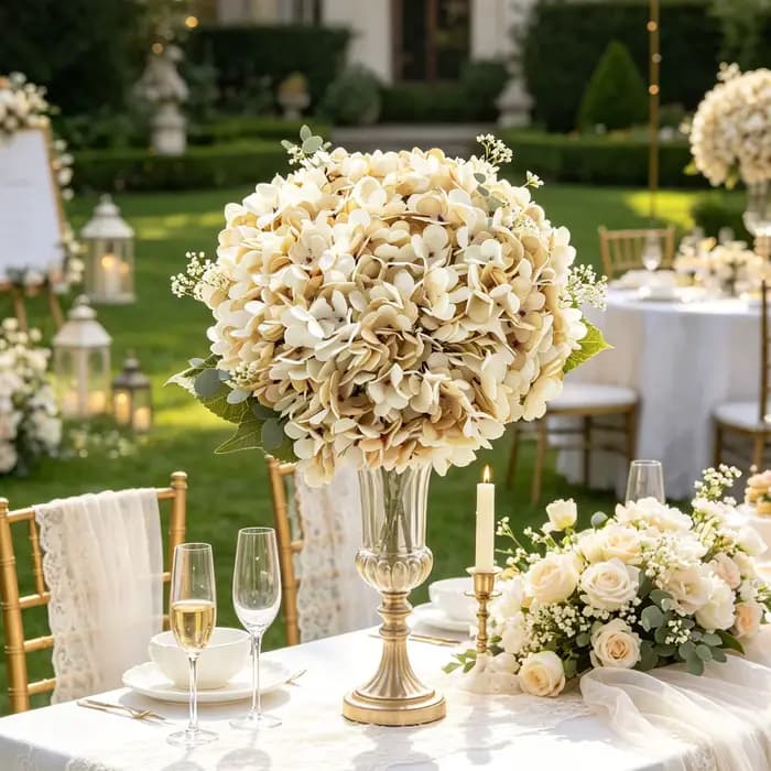 Fleur d'hortensia artificielle pour la maison