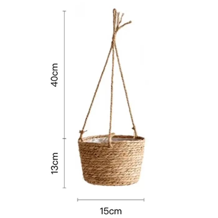 Jardinière suspendue de style rustique
