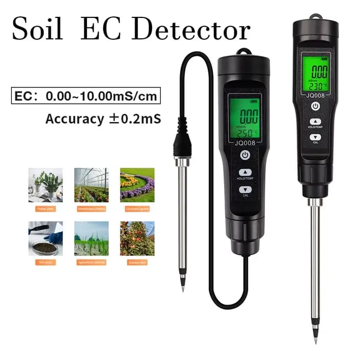 Détecteur de conductivité du sol 2 en 1