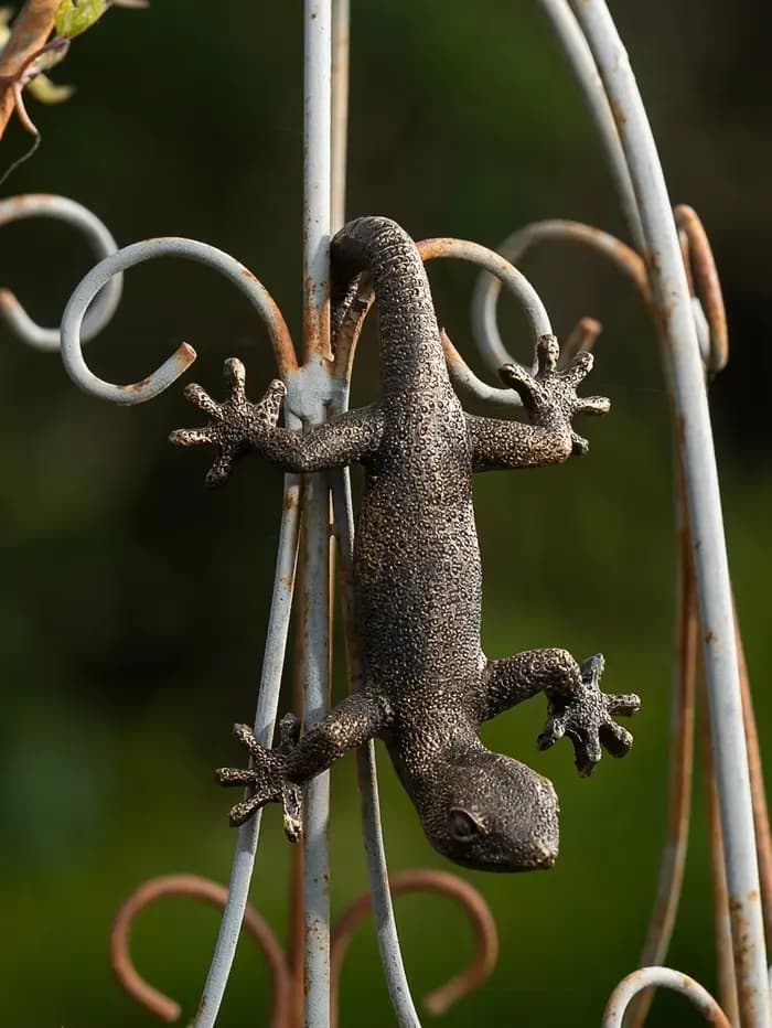 Figurine de jardinière Gecko pour décoration de jardin