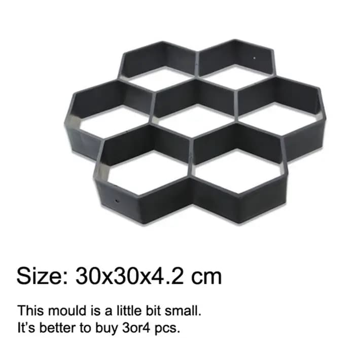 Moule à béton pour chaussée de jardin