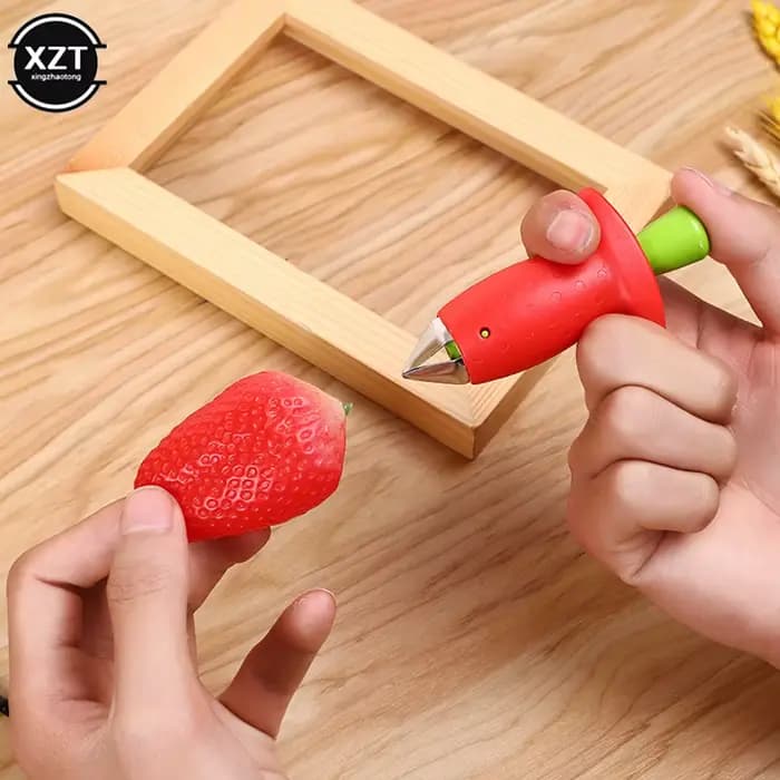 Dissolvant de fruits et de cuir chevelu créatif pour la maison, Harvey MEDler, gadget, Tomate SUNks, Corers Harvey Knife Stem Remover, Outils de cuisine