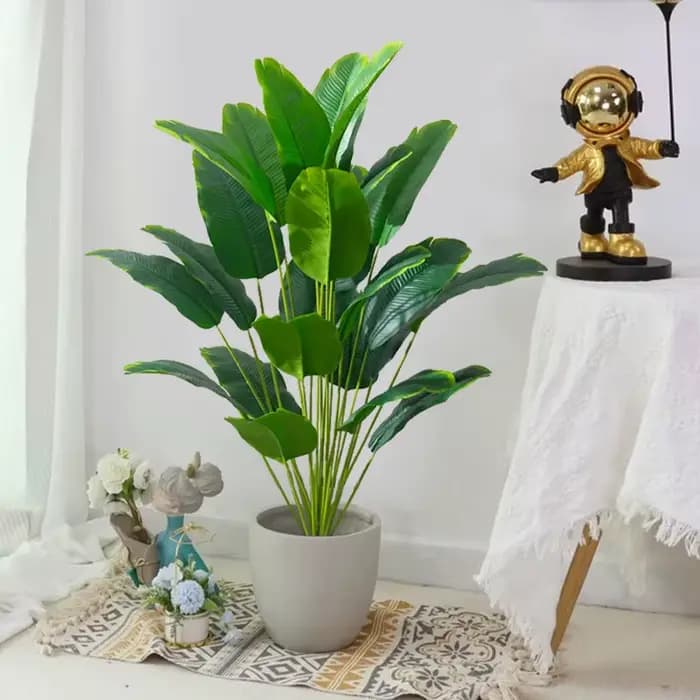 Plantes artificielles grand palmier tropical